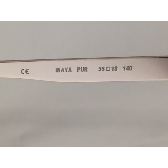 M America Maya Purple 55-18-140 Eyeglasses Frames - Picture 6 of 11